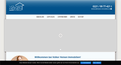 Desktop Screenshot of heinen-immobilien.de